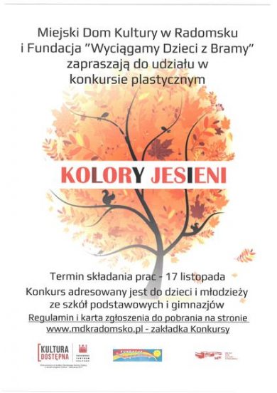 KONKURS PLASTYCZNY - KOLORY JESIENI