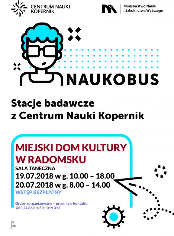 WYSTAWA NAUKOWA - NAUKOBUS Z CENTRUM NAUKI KOPERNIK